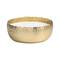 90oz English Garden Scented White 4 Wick Candle in Hammered Gold Bowl